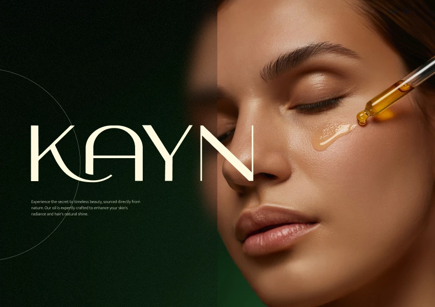 Kayn landing page design preview