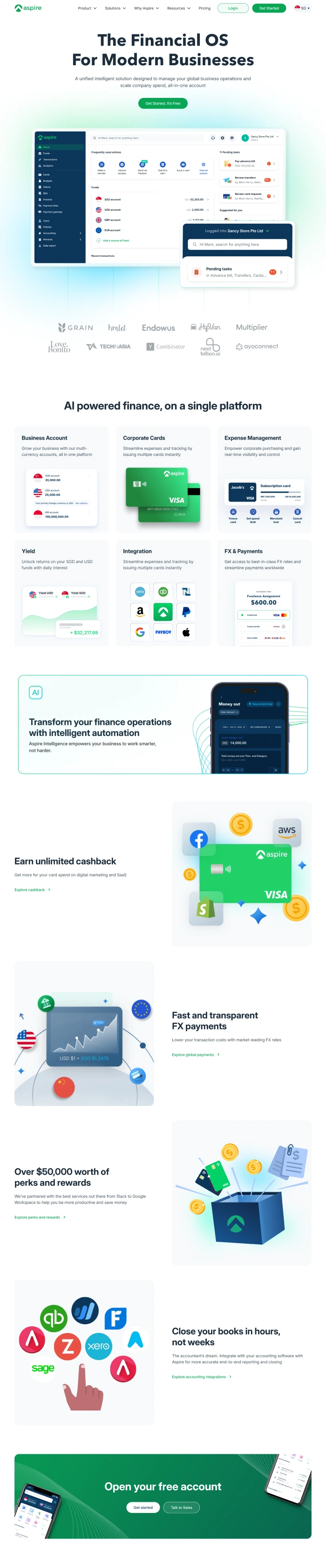 Redesigned page