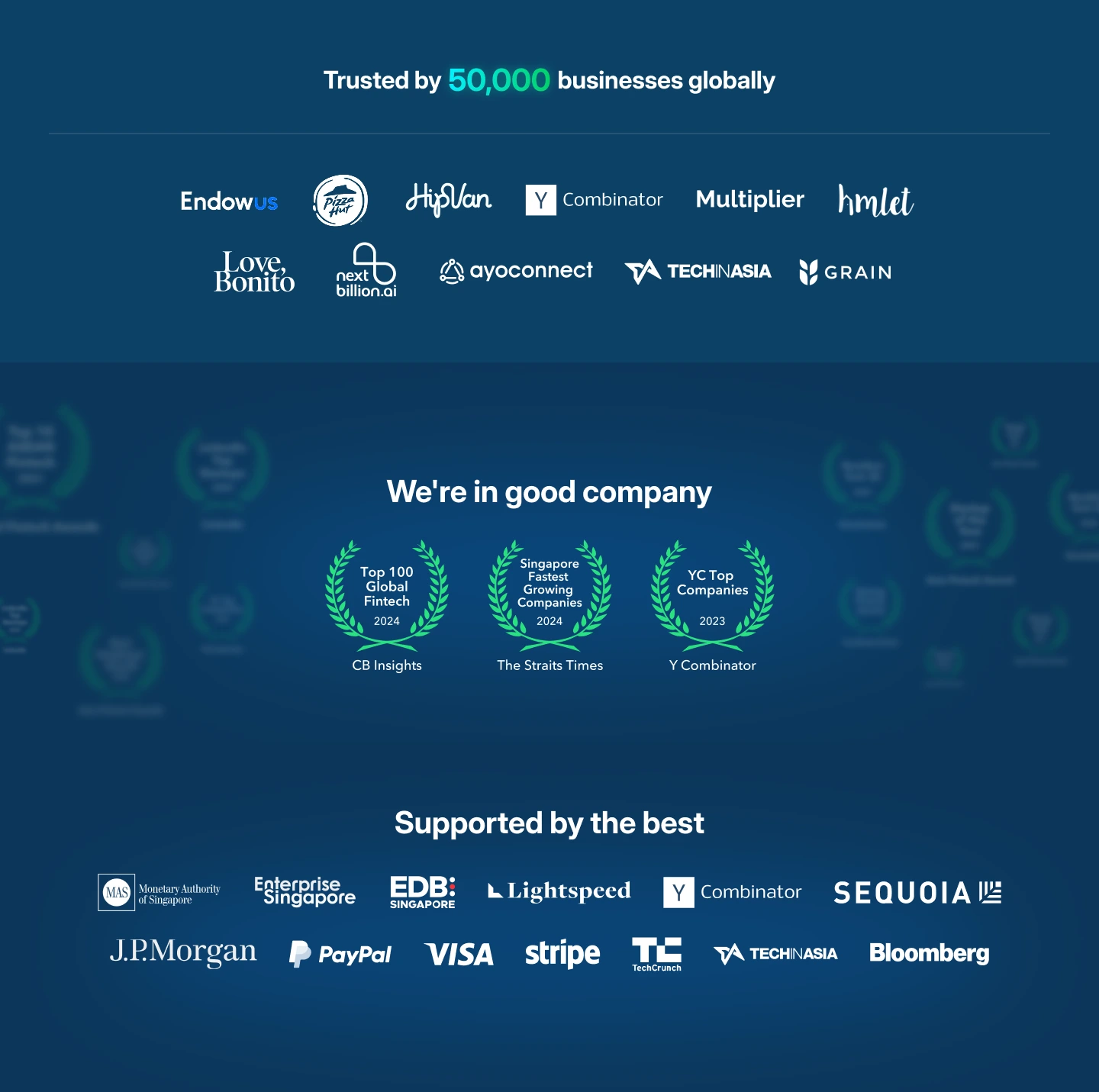 How Aspire Works — trust validation and social proof