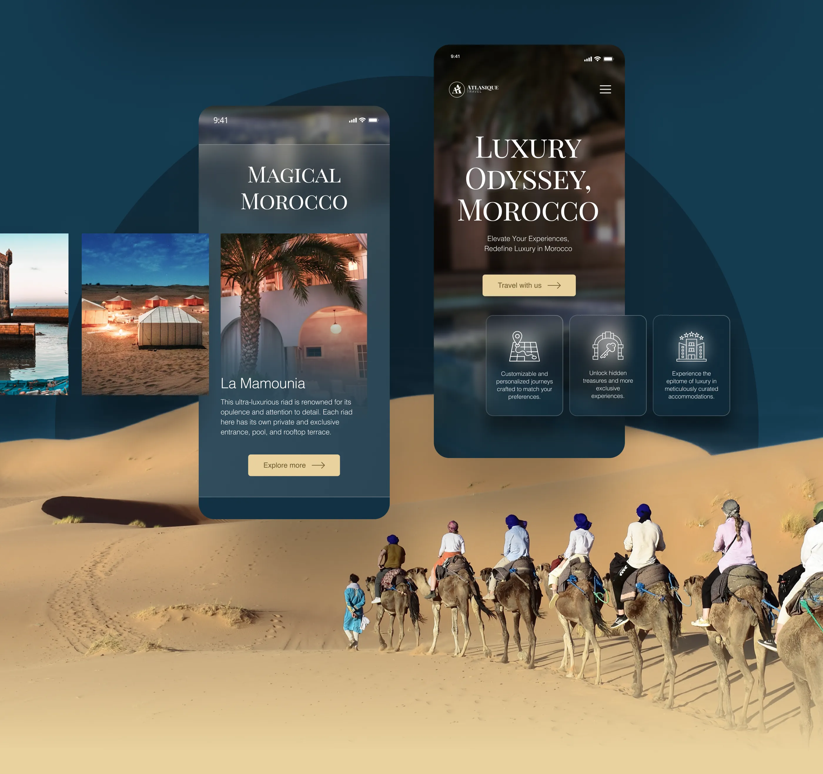 Atlasique landing page — closing call to action