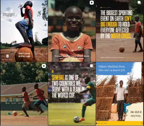 Reference — a global water-crisis non-profit with cause-driven storytelling
