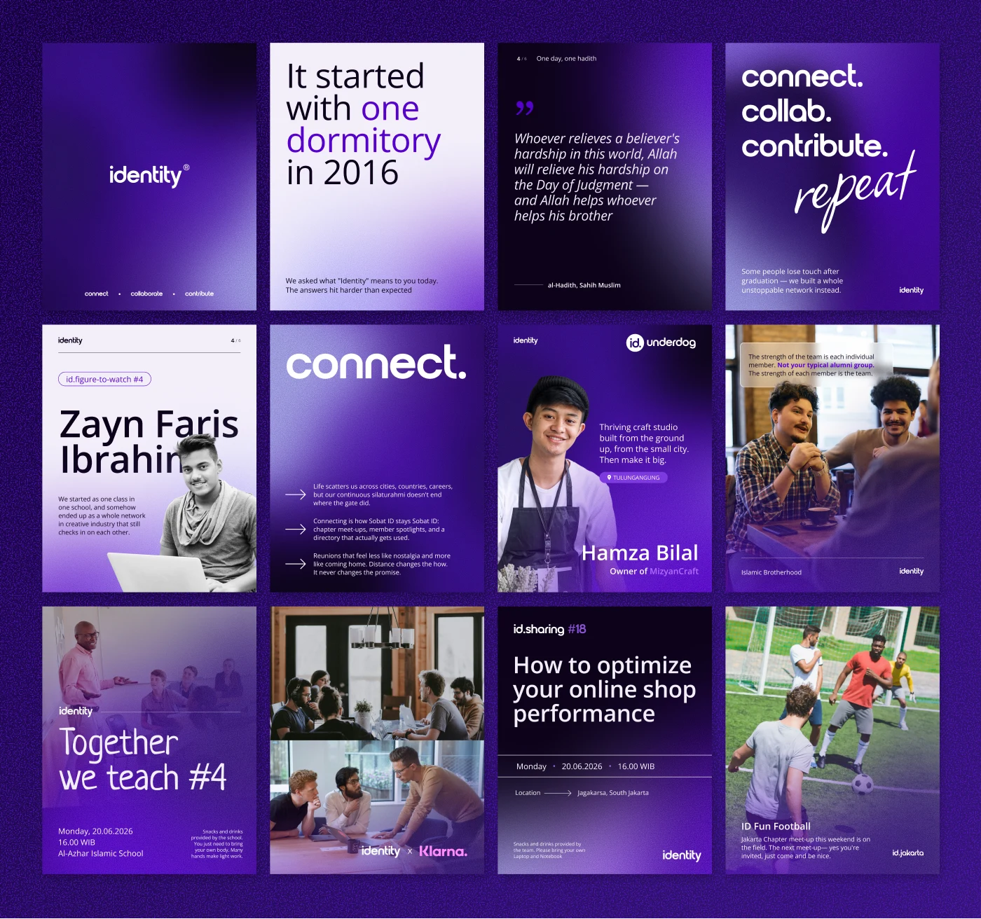 New social templates — a consistent, on-brand set of Instagram posts