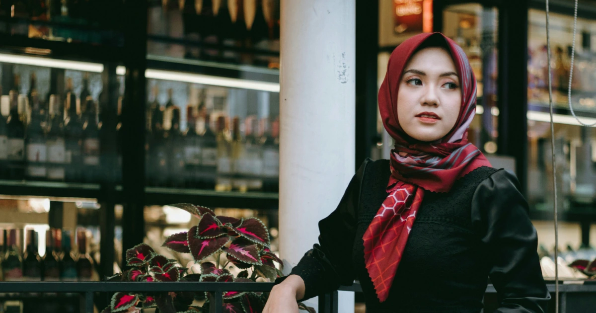 Ayunda Prameswari in the Larasa flagship store