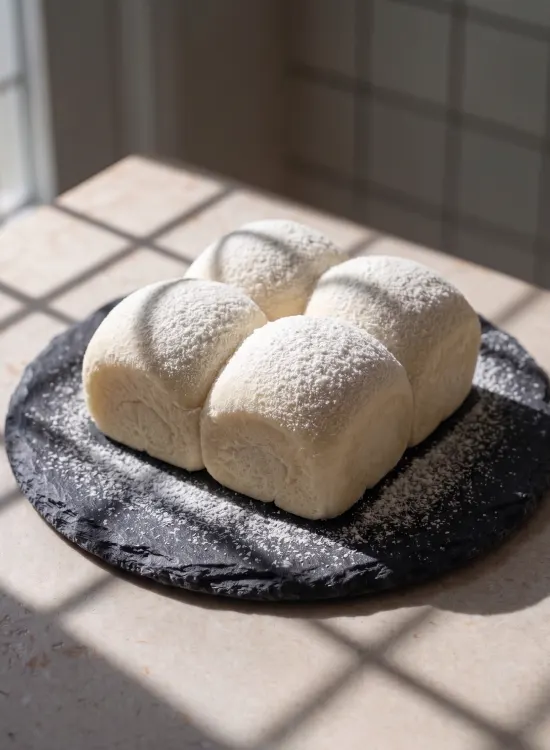 Yuki Hokkaido-Milk Cloud — pillowy milk bread dusted with Hokkaido milk powder